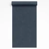 Dutch Wallcoverings Vliesbeh. Renaissance watermarked fabric - blauw - 10mx53cm