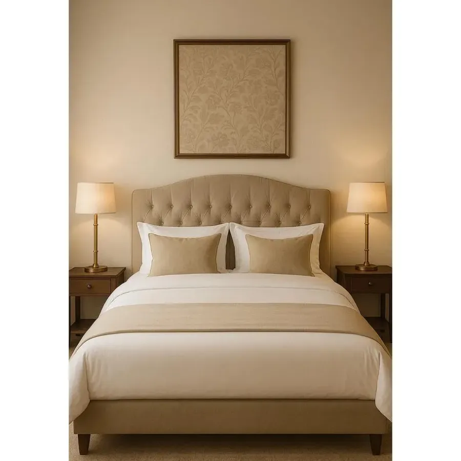 Behang-Dutch Wallcoverings Vliesbehang Linen & Textures uni - beige - 10,05m x 53cm