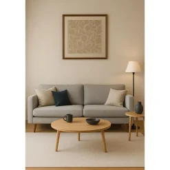 Behang-Dutch Wallcoverings Vliesbehang Linen & Textures uni - beige - 10,05m x 53cm
