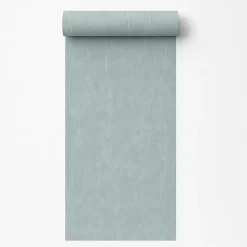 Dutch Wallcoverings Vliesbehang Renaissance watermarked fabric - aqua - 10mx53cm