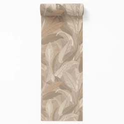 Behang-Dutch Wallcoverings Vliesbehang Renaissance leaves - taupe - 10,05m x 53cm
