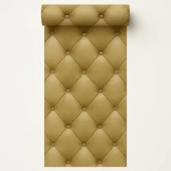 Behang-Dutch Wallcoverings Vliesbehang Artifice kapiton - oker - 10,05m x 53cm