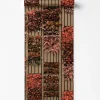 Dutch Wallcoverings Vliesbehang Artifice planken/planten - beige/grn - 10mx53cm