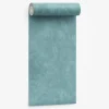 Dutch Wallcoverings Vliesbehang Artifice uni - petrol - 10,05m x 53cm
