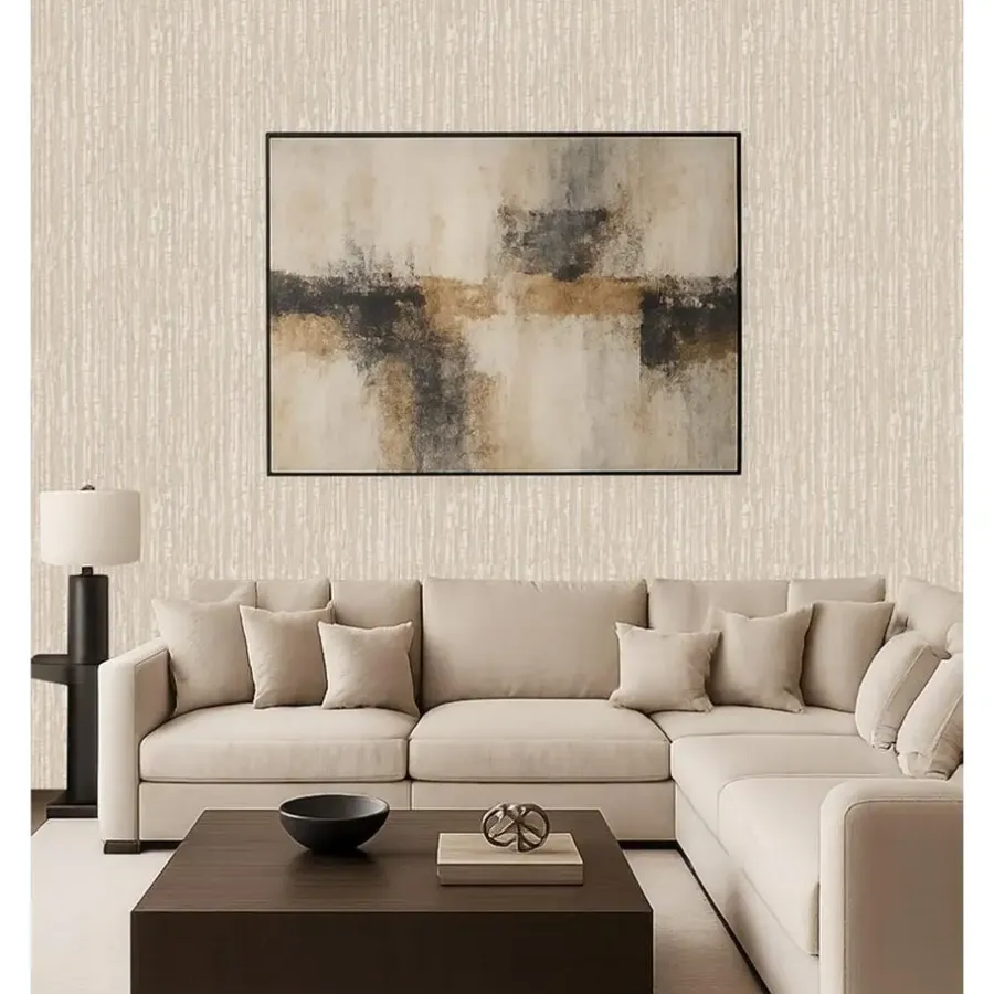 Behang-Dutch Wallcoverings Vliesbehang Embellish silk texture - beige - 10,05m x 53cm
