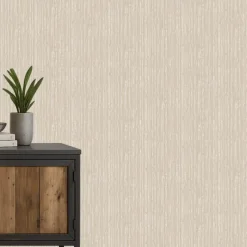 Behang-Dutch Wallcoverings Vliesbehang Embellish silk texture - beige - 10,05m x 53cm