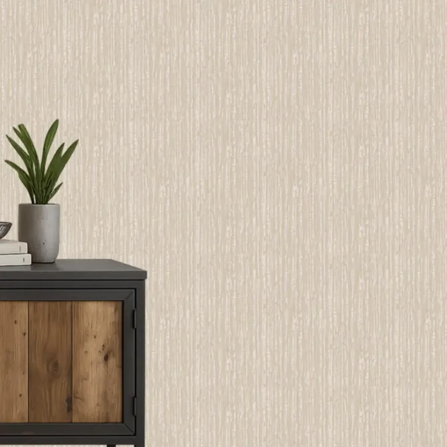 Behang-Dutch Wallcoverings Vliesbehang Embellish silk texture - beige - 10,05m x 53cm