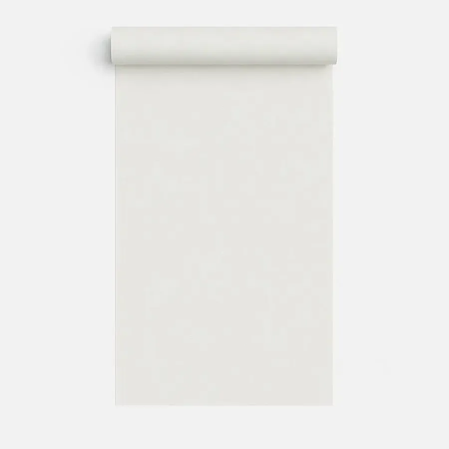 Dutch Wallcoverings Vliesbehang Linen & Textures uni - offwhite - 10,05m x 53cm