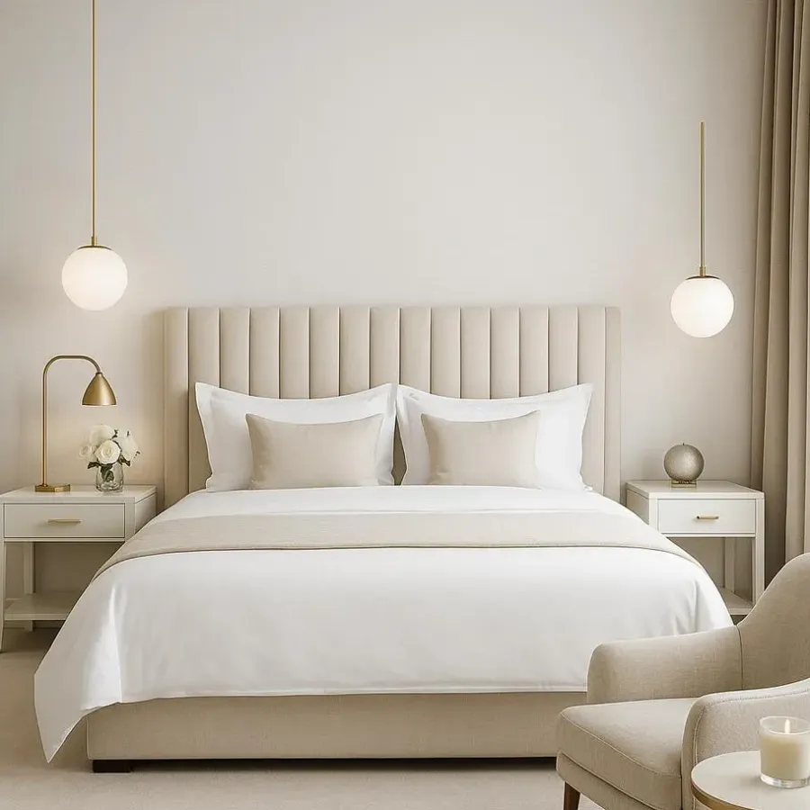Dutch Wallcoverings Vliesbehang Linen & Textures uni - offwhite - 10,05m x 53cm