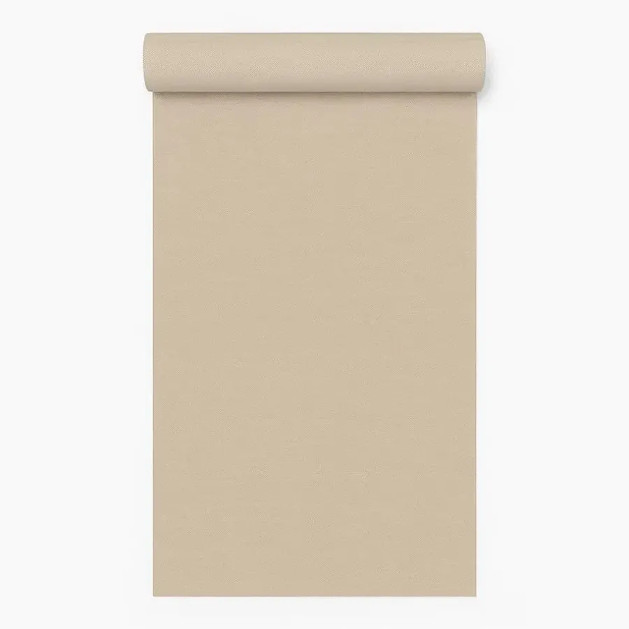 Behang-Dutch Wallcoverings Vliesbehang Linen & Textures uni - beige - 10,05m x 53cm