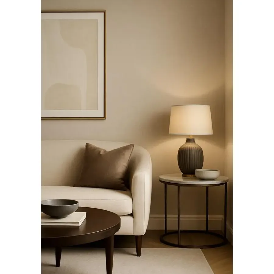 Behang-Dutch Wallcoverings Vliesbehang Linen & Textures uni - beige - 10,05m x 53cm