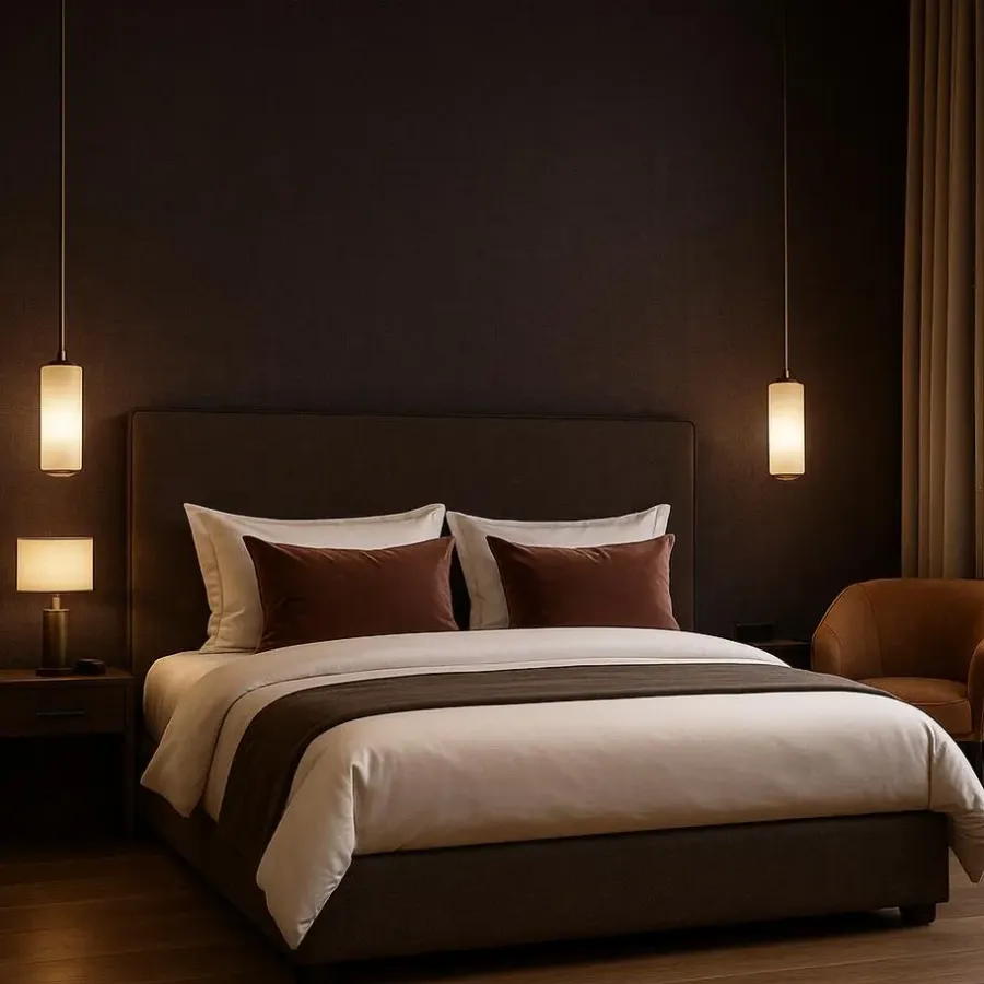Dutch Wallcoverings Vliesbehang Linen & Textures uni - darkchoco - 10,05m x 53cm