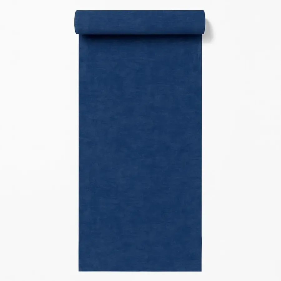 Dutch Wallcoverings Vliesbehang Linen & Textures uni - darkblue - 10,05m x 53cm