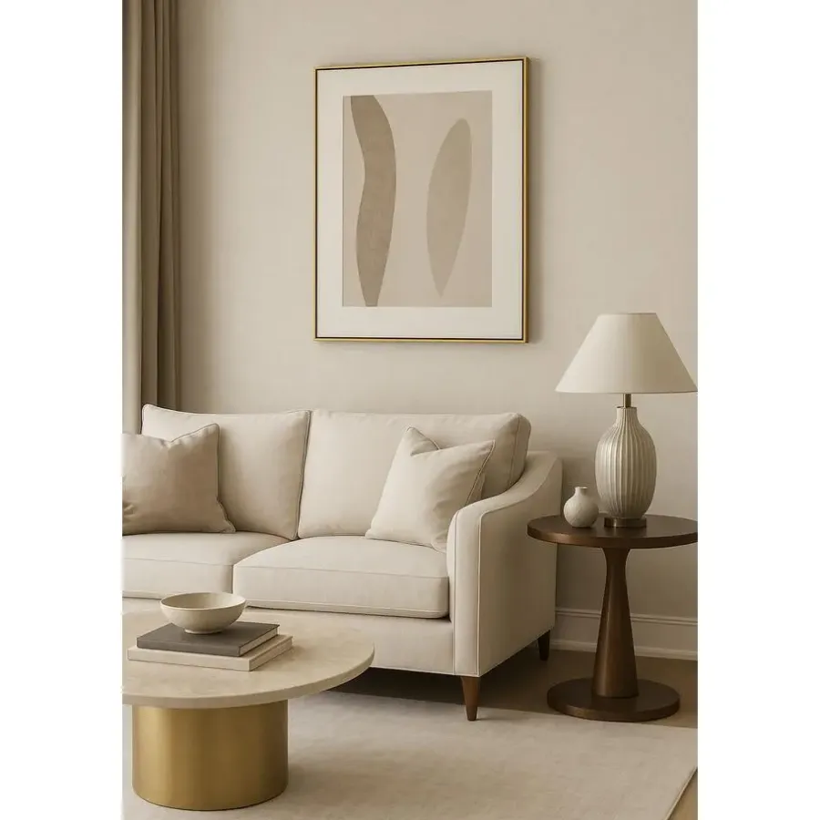 Behang-Dutch Wallcoverings Vliesbehang Linen & Textures uni - beige - 10,05m x 53cm