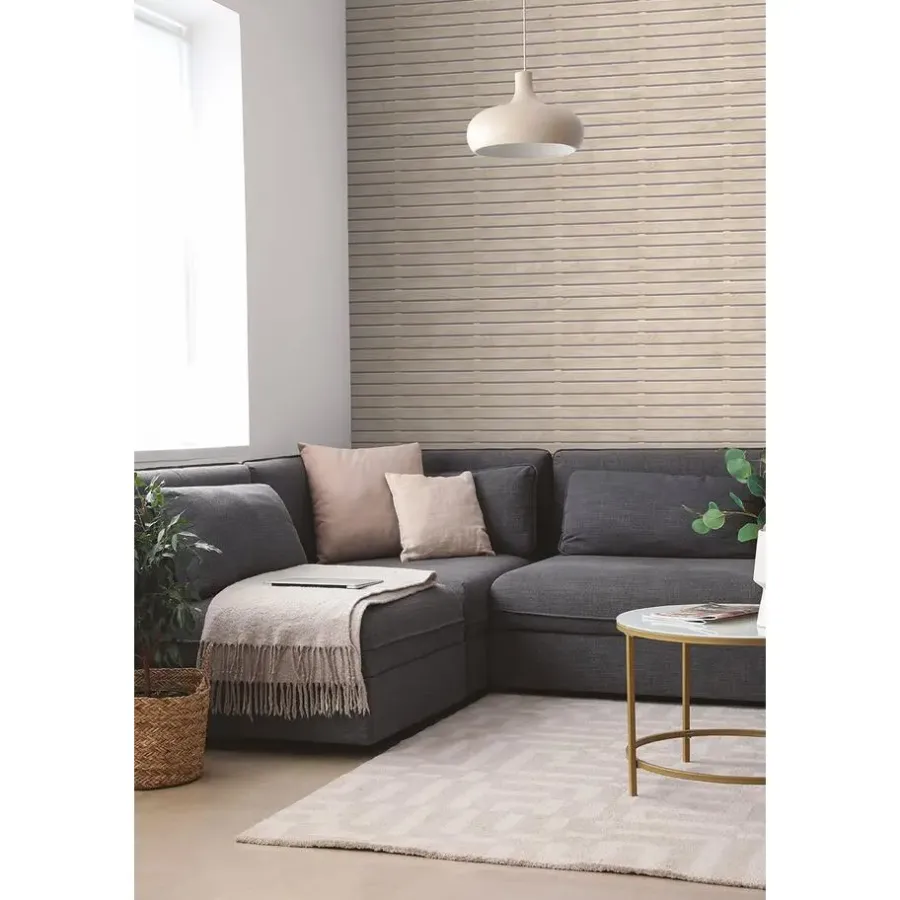Behang-Dutch Wallcoverings Vliesbehang Artifice planken - beige - 10,05m x 53cm