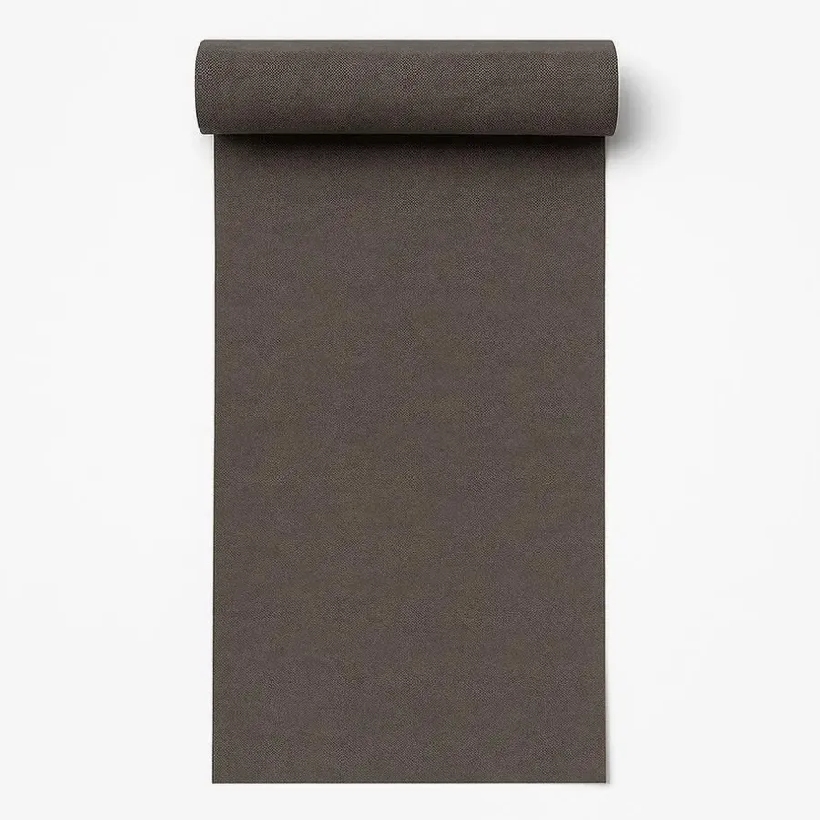 Behang-Dutch Wallcoverings Vliesbehang Linen & Textures uni - goud - 10,05m x 53cm