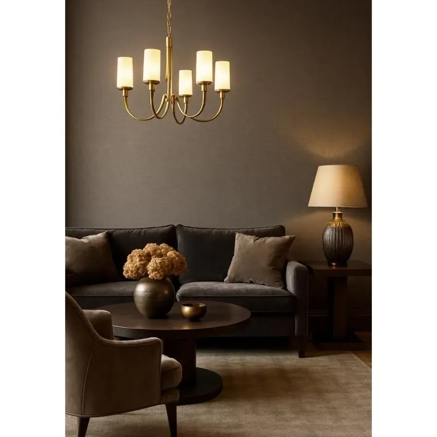 Behang-Dutch Wallcoverings Vliesbehang Linen & Textures uni - goud - 10,05m x 53cm