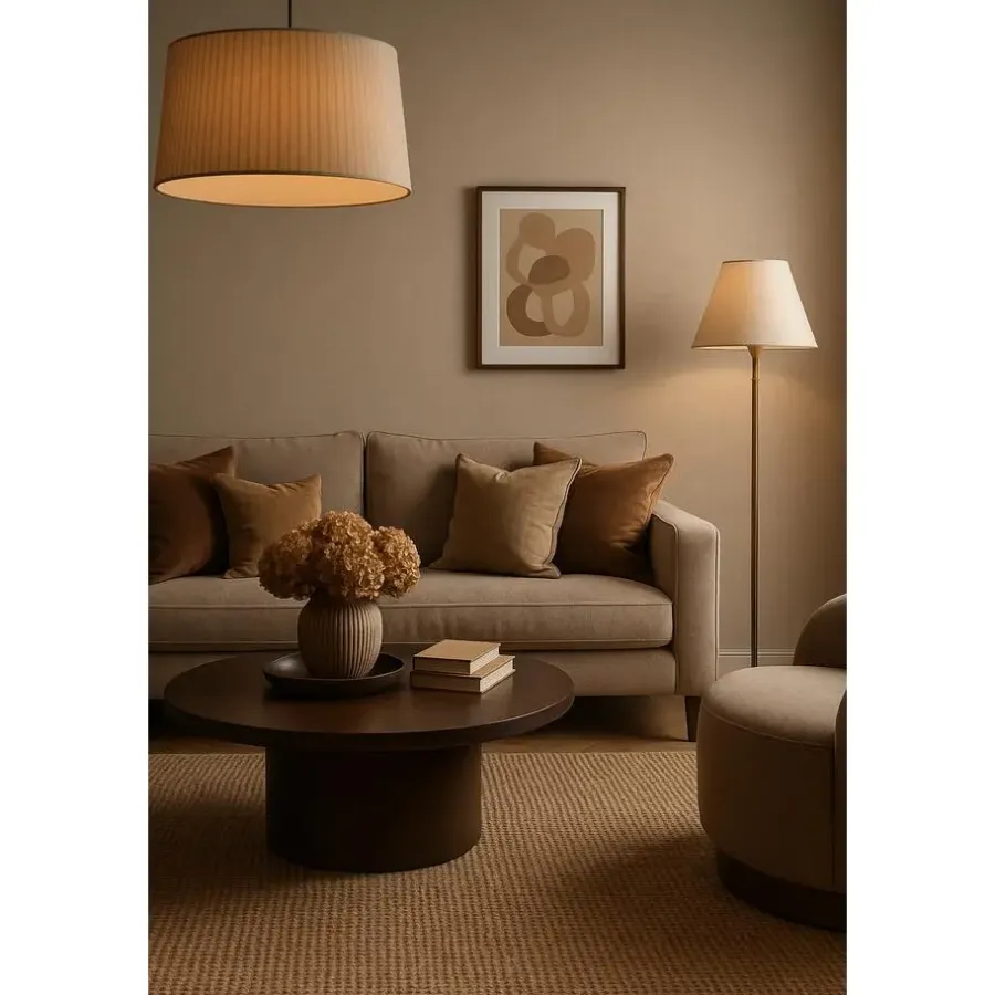 Dutch Wallcoverings Vliesbehang Linen & Textures uni - taupe - 10,05m x 53cm