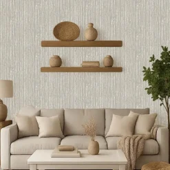 Dutch Wallcoverings Vliesbehang Embellish silk texture - grijs - 10,05m x 53cm