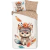 Kinderdekbedovertrekken-Good Morning Duvet cover 140x220 + 1* 60x70 cm