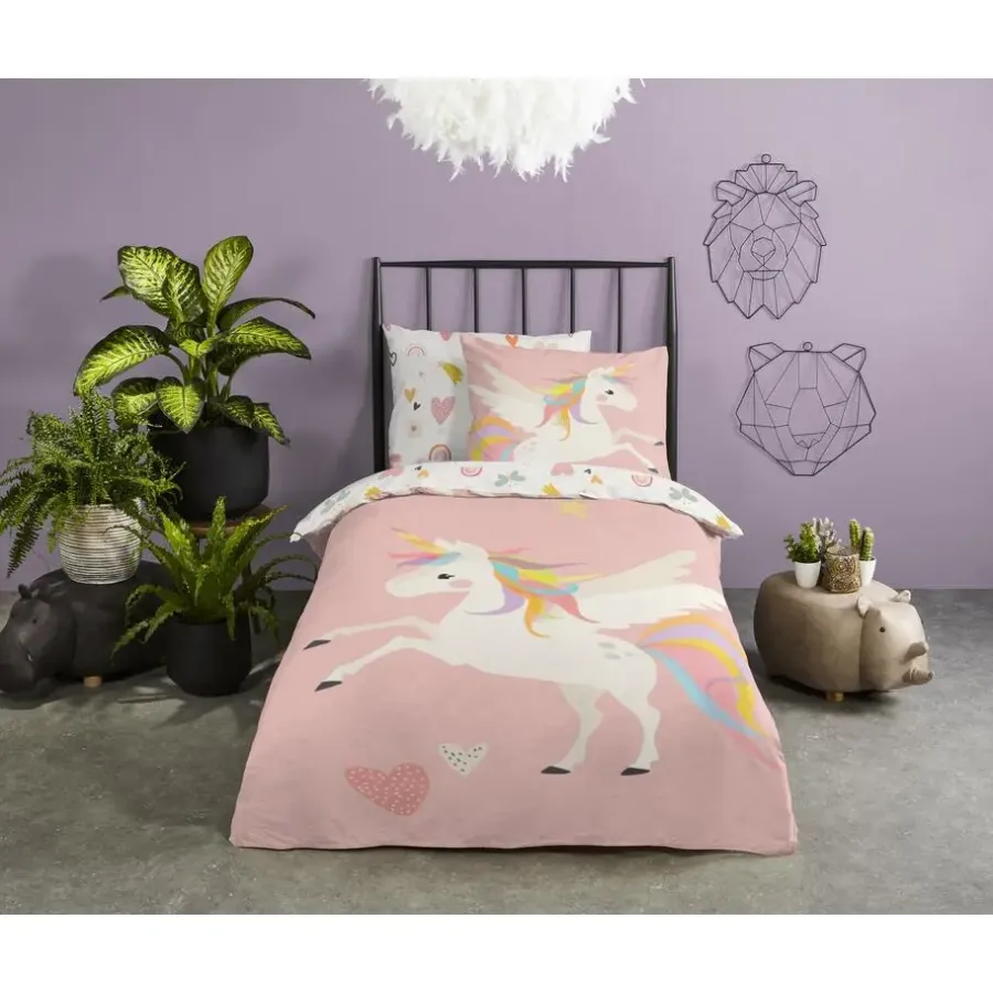 Kinderdekbedovertrekken-Good Morning Duvet cover 140x220 + 1* 60x70 cm
