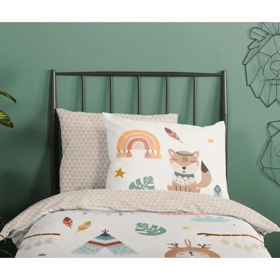 Kinderdekbedovertrekken-Good Morning Duvet cover 140x220 + 1* 60x70 cm