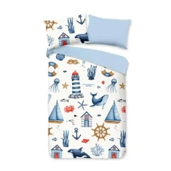 Kinderdekbedovertrekken-Good Morning Duvet cover 100x135 + 1* 40x60 cm