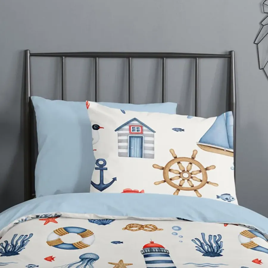 Kinderdekbedovertrekken-Good Morning Duvet cover 100x135 + 1* 40x60 cm