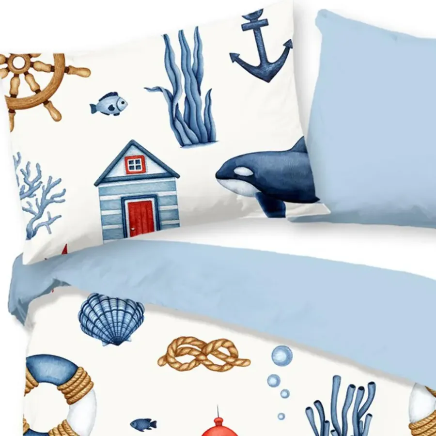 Kinderdekbedovertrekken-Good Morning Duvet cover 100x135 + 1* 40x60 cm
