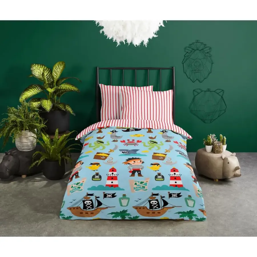 Kinderdekbedovertrekken-Good Morning Duvet cover 100x135 + 1* 40x60 cm