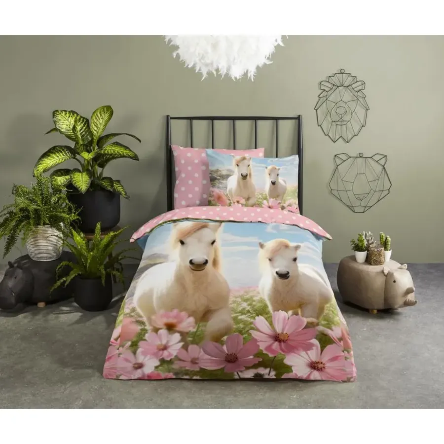 Dekbedovertrekken|Kinderdekbedovertrekken-Good Morning Duvet cover 140x220 + 1* 60x70 cm