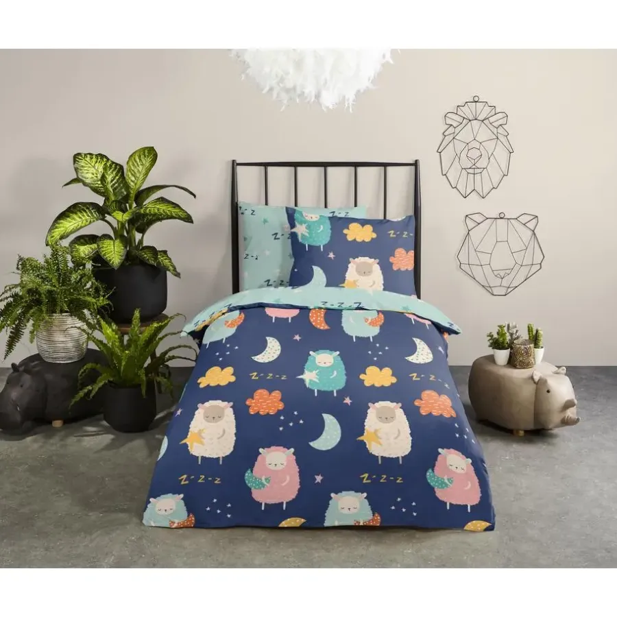 Kinderdekbedovertrekken-Good Morning Duvet cover 140x220 + 1* 60x70 cm