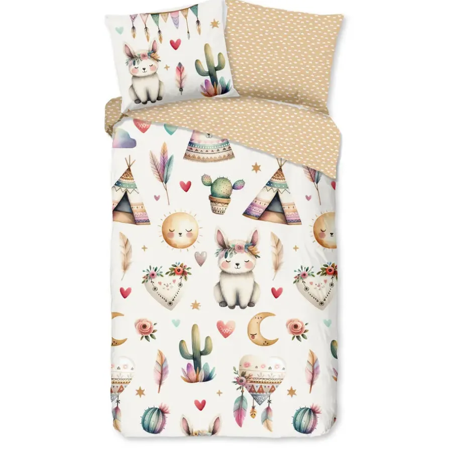 Kinderdekbedovertrekken-Good Morning Duvet cover 140x220 + 1* 60x70 cm