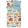 Kinderdekbedovertrekken-Good Morning Duvet cover 140x220 + 1* 60x70 cm