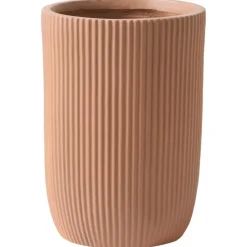 Leen Bakker EANTIO - Bloempot - 25 x 25 x 38 cm - Bruin - Kleivezels