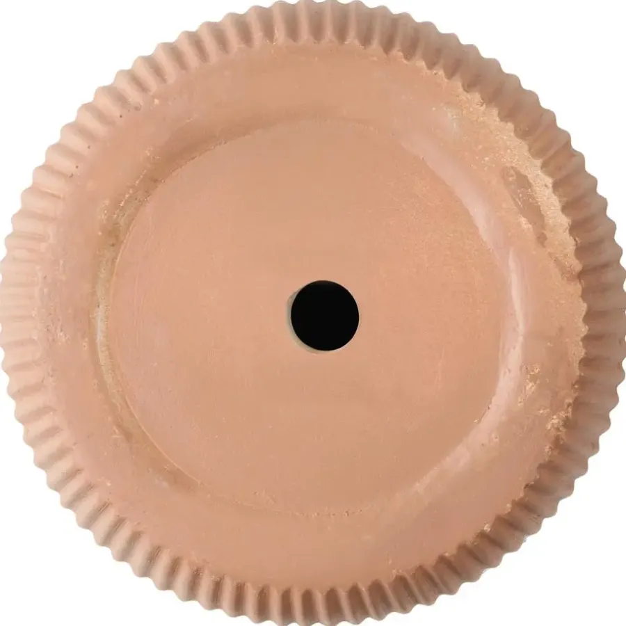 Leen Bakker EANTIO - Bloempot - 25 x 25 x 38 cm - Bruin - Kleivezels
