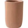 Leen Bakker EANTIO - Bloempot - 37 x 37 x 56 cm - Bruin - Kleivezels