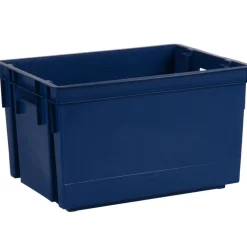Opbergboxen-EDA Opbergkrat 20L - blauw - kunststof - 39x29x23cm - stapelbaar