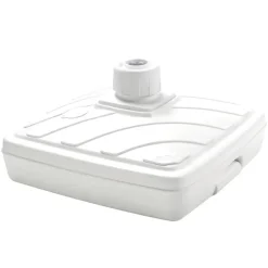 Parasolvoeten-EDA Parasolvoet - vierkant - wit - 57 x 57 cm - 40 liter