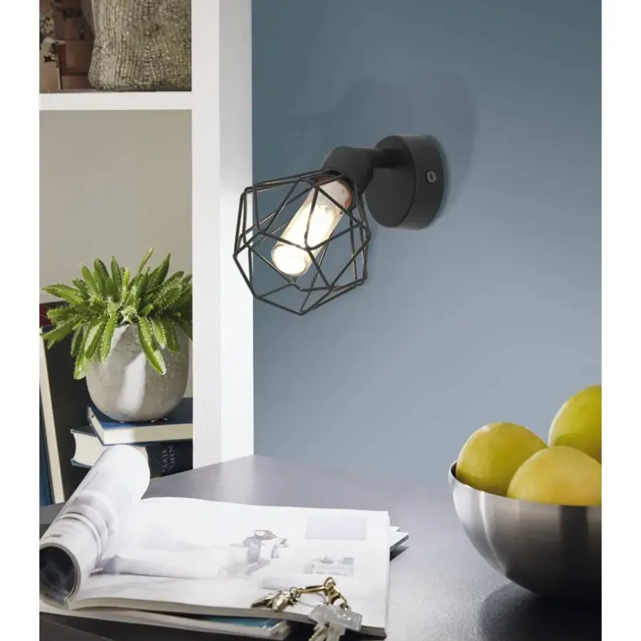 Spots-EDI light Zapata 1 Opbouwspot - 1 lichts - G9 - Glas - Amber