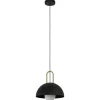 Hanglampen-EDI light CalmaneraHanglamp-E27-Ø32,5cm-Zwart/Geelkoper