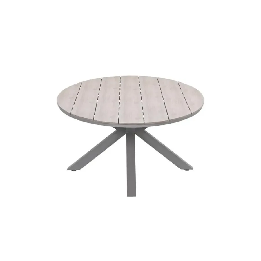 Garden Impressions Edison tafel ovaal - 280x140 cm -taupe -light teak Vironwood