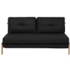 Slaapbanken|Slaapbanken-Beliani EDLAND - Slaapbank - Zwart - Polyester