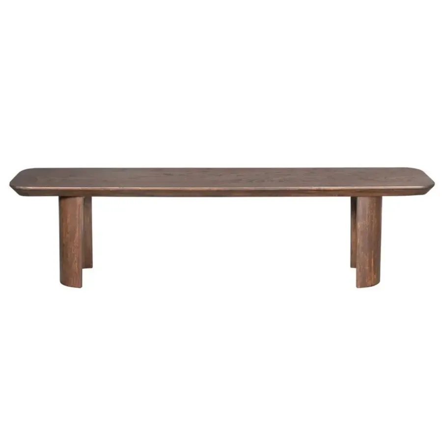 Eetkamerbanken-StarFurn Eetkamerbank Bruin Hout - 280x38x45cm - Maré