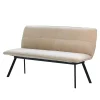 Giga Meubel Eetkamerbank Rechthoek - Beige Stof - 160x60x88cm - Harper