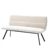 Eetkamerbanken-Giga Meubel Eetkamerbank Rechthoek - Beige Stof - 160x60x88cm - Harper