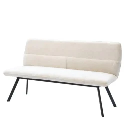 Eetkamerbanken-Giga Meubel Eetkamerbank Rechthoek - Beige Stof - 160x60x88cm - Harper