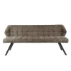 Giga Living Eetkamerbank 2,5-Zits - Bouclé Zand - 180x59x84cm - Raster