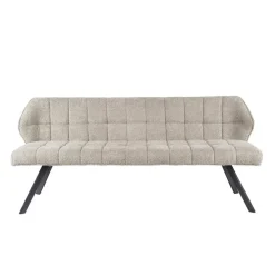 Giga Living Eetkamerbank 2,5-Zits - Bouclé Zand - 180x59x84cm - Raster