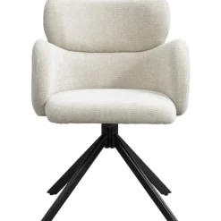 Eetkamerstoelen-Leen Bakker Eetkamerstoel Coco - beige